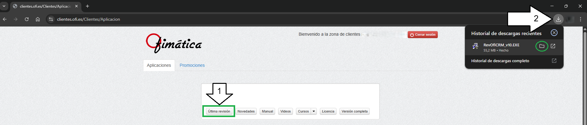 Actualizaciones Ofi